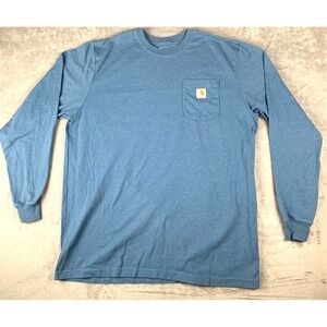 Carhartt Shirt Mens XL Tall K126 Original Fit Long Sleeve Pocket Workwear